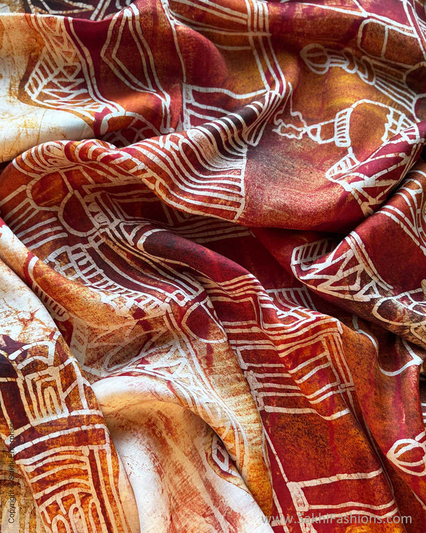 DP-X14055 Silk Batik Sari