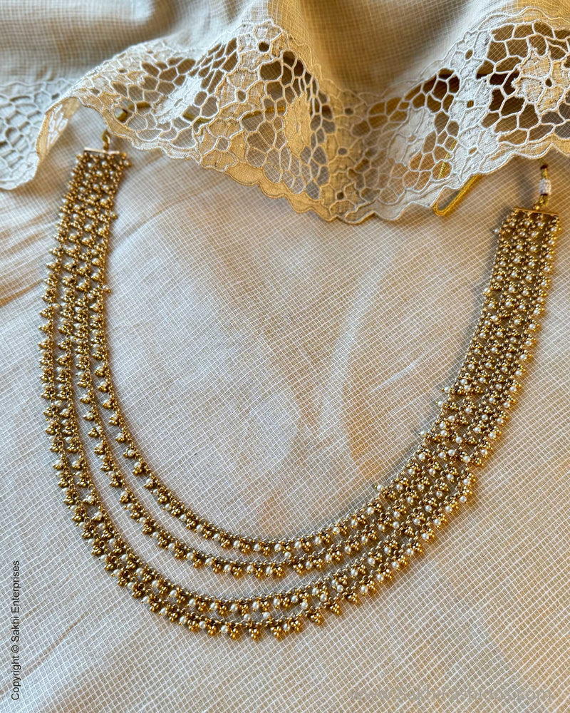 AJ-Y11220 Pearls Necklace Set