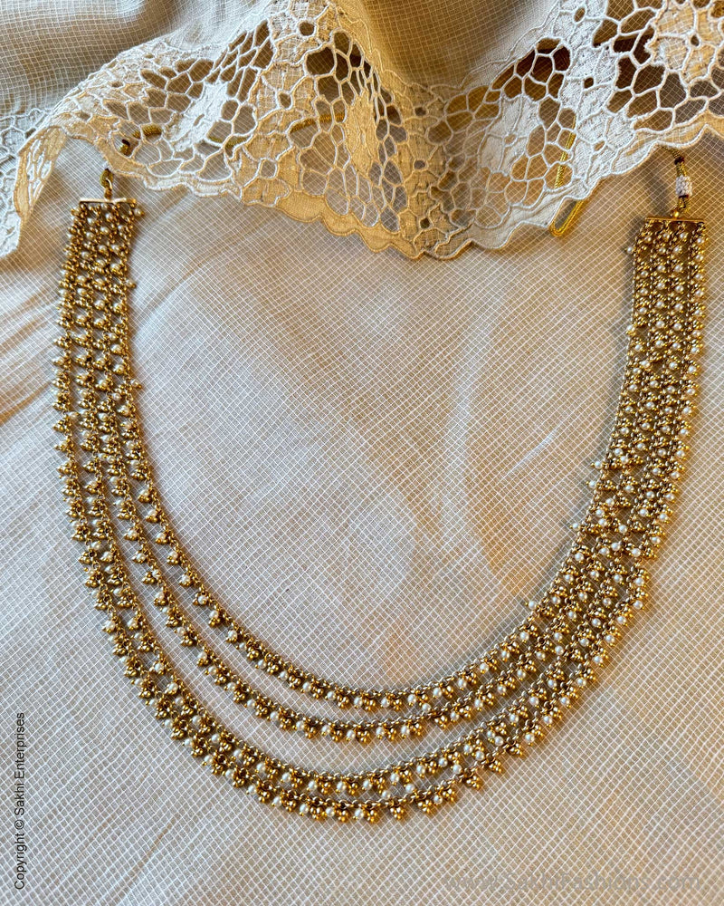 AJ-Y11220 Pearls Necklace Set