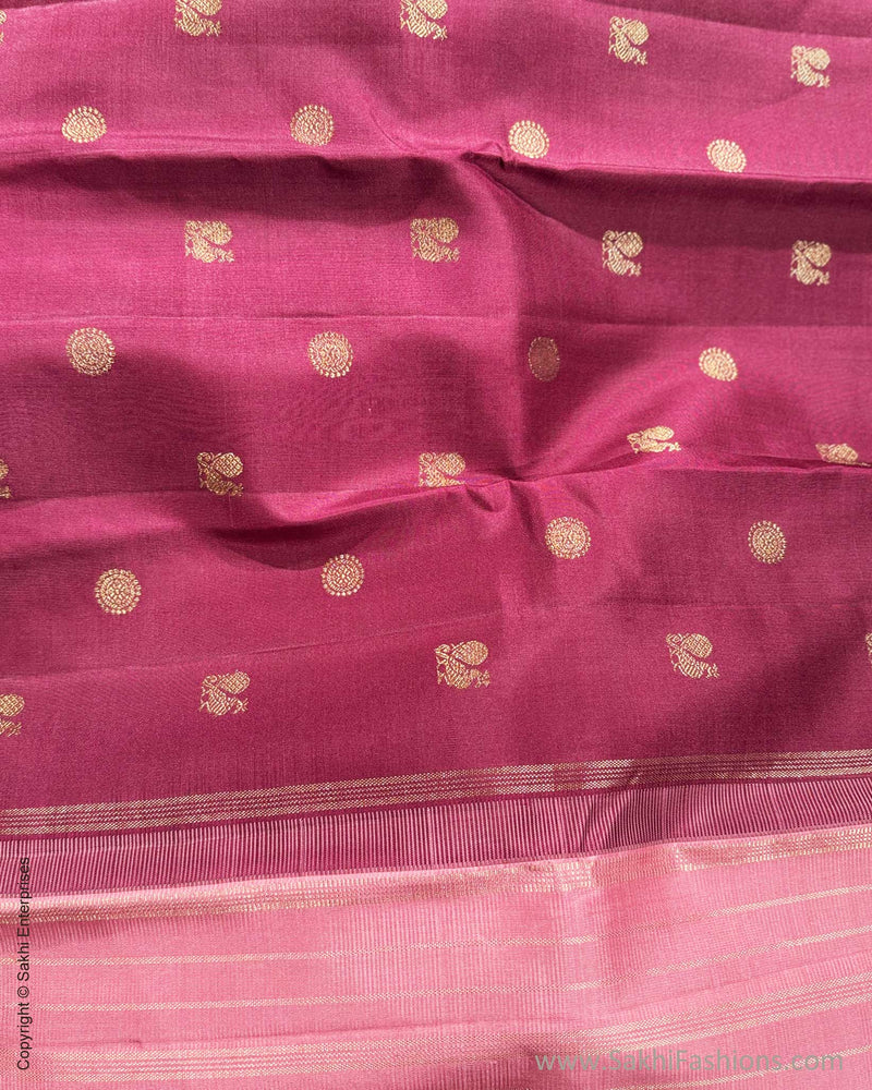 DP-Y11722 Maroon Double Pallu Kanchi