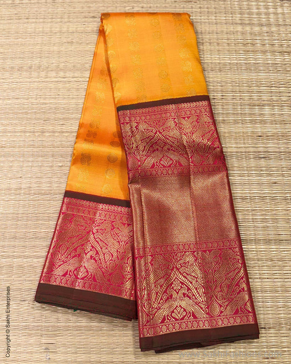 DP-Y11876 Yellow Kanchi sari