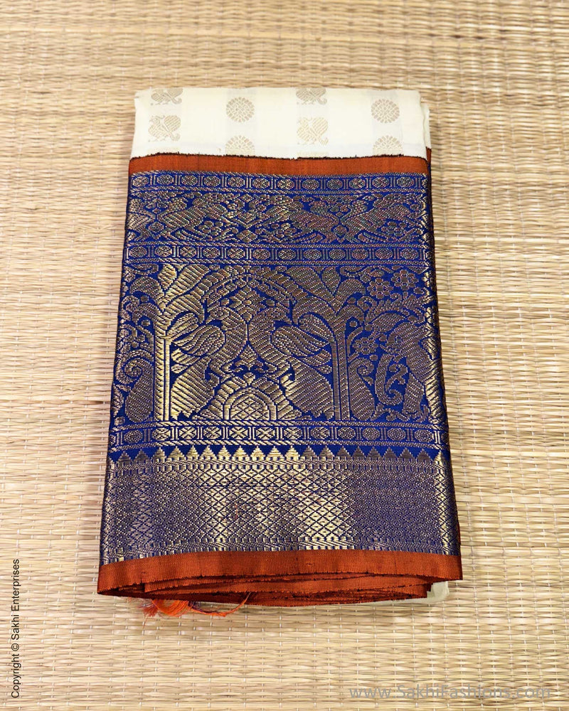 DP-Y11878 Cream Kanchi sari