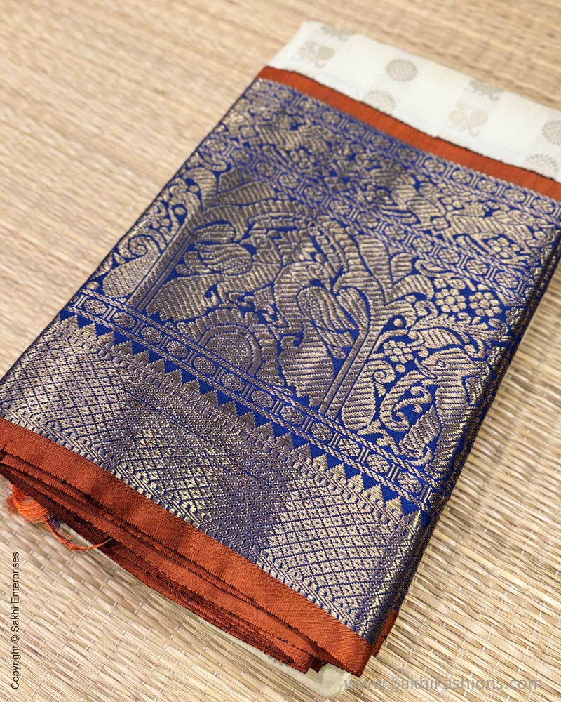 DP-Y11878 Cream Kanchi sari