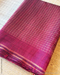 DP-Y12530 Red Rawsilk Sari