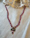 AG-Y12706 Ruby Gold Necklace