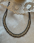AJ-Y13104 Black Beeds Necklace