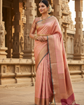 DP-Y13164 Peach Kanchi sari