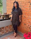 EE-Y12595 Bandhini Black Top