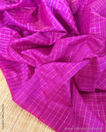 BL-Y13039 Purple checks Blouse