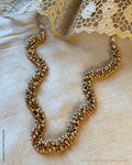 AJ-Y13225 Gold Pearls Necklace