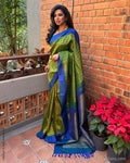 EE-Y12412 Peacock Kanchi Saree