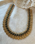 AJ-Y14197 Green Kasu Necklace