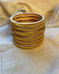 AJ-Y14149 Gold Bangle set