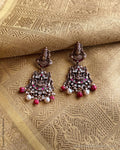 AS-Y14368 Silver Gold Earring