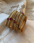 AJ-Y14495 Gold Bangle set