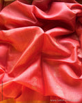 DP-Y14754 Orange Tussar Saree