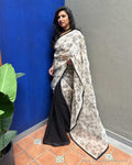 EE-Y13484 Organza Chiffon sari
