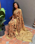 EE-Y14487 Kalamkari Kanchi Sari
