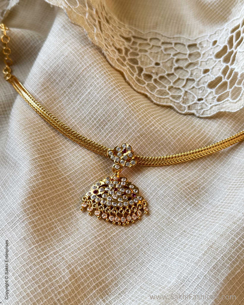 AJ-Y15427 Diamante Necklace – sakhifashions