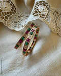 AJ-Y15274 Multi Col Bangle Set