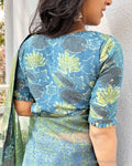 BL-W11728 Ajrakh print blouse