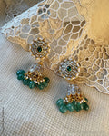 AJ-Y15295 White Jumka Earring