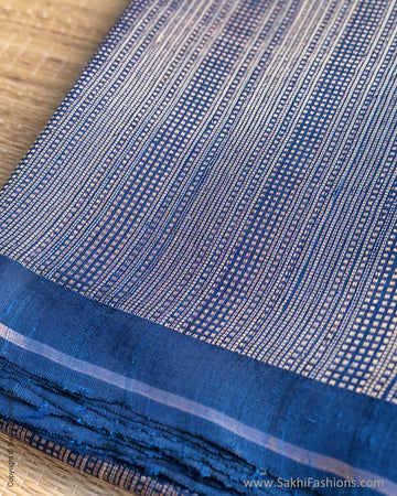DP-X14930 Blue rawsilk sari