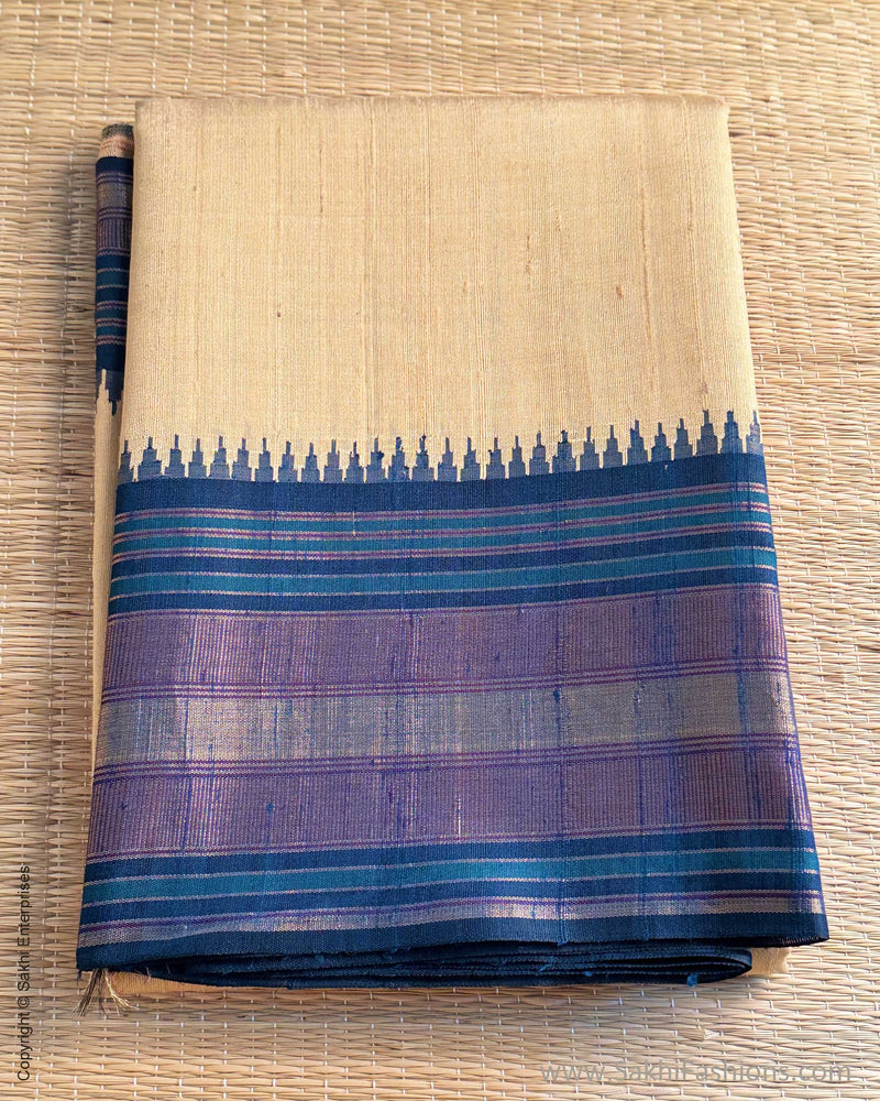 DP-X14927 Cream Rawsilk Saree
