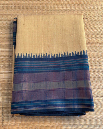DP-X14927 Cream Rawsilk Saree