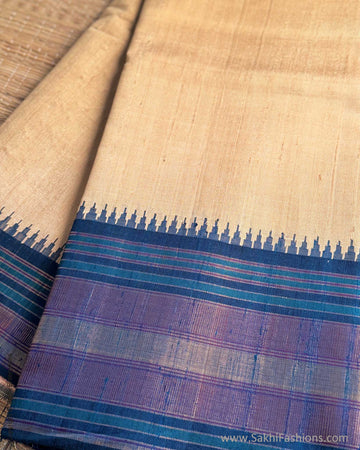 DP-X14927 Cream Rawsilk Saree