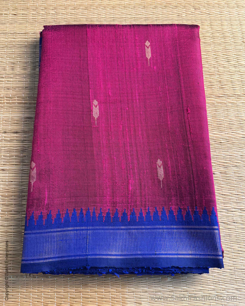 DP-X14877 Purple Rawsilk Saree