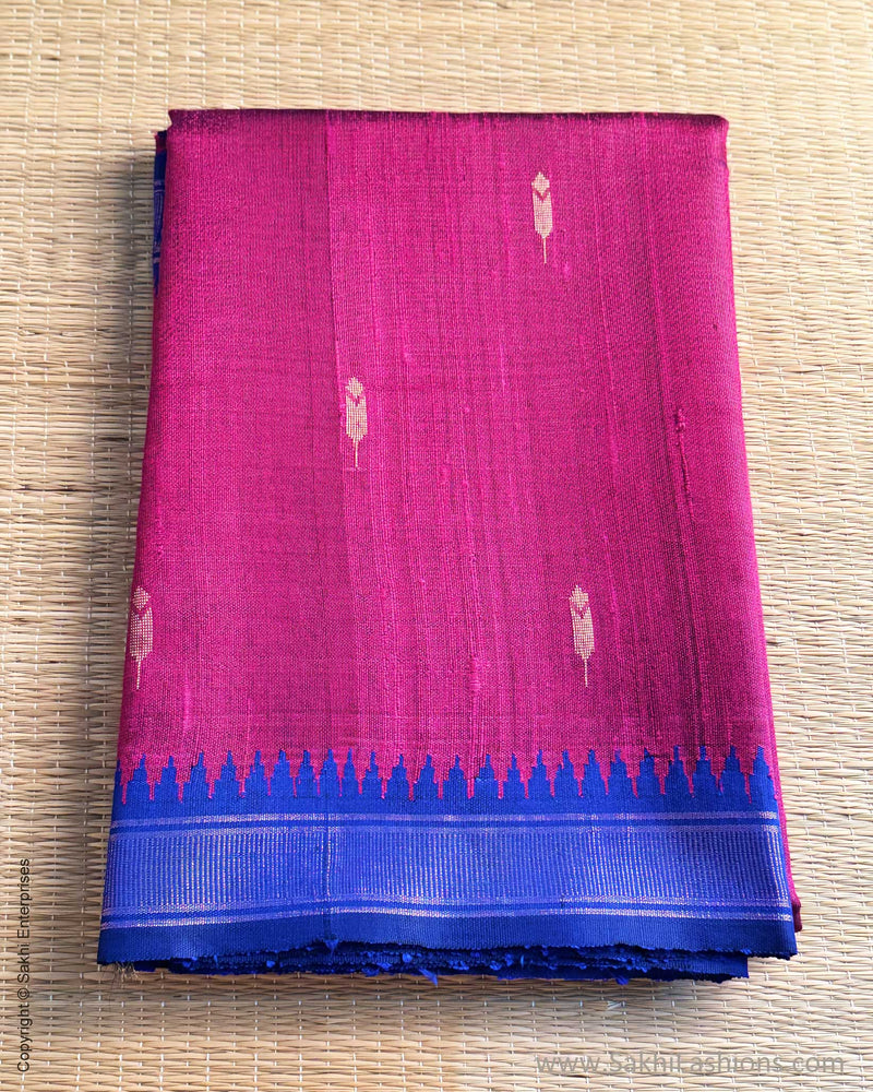 DP-X14877 Purple Rawsilk Saree