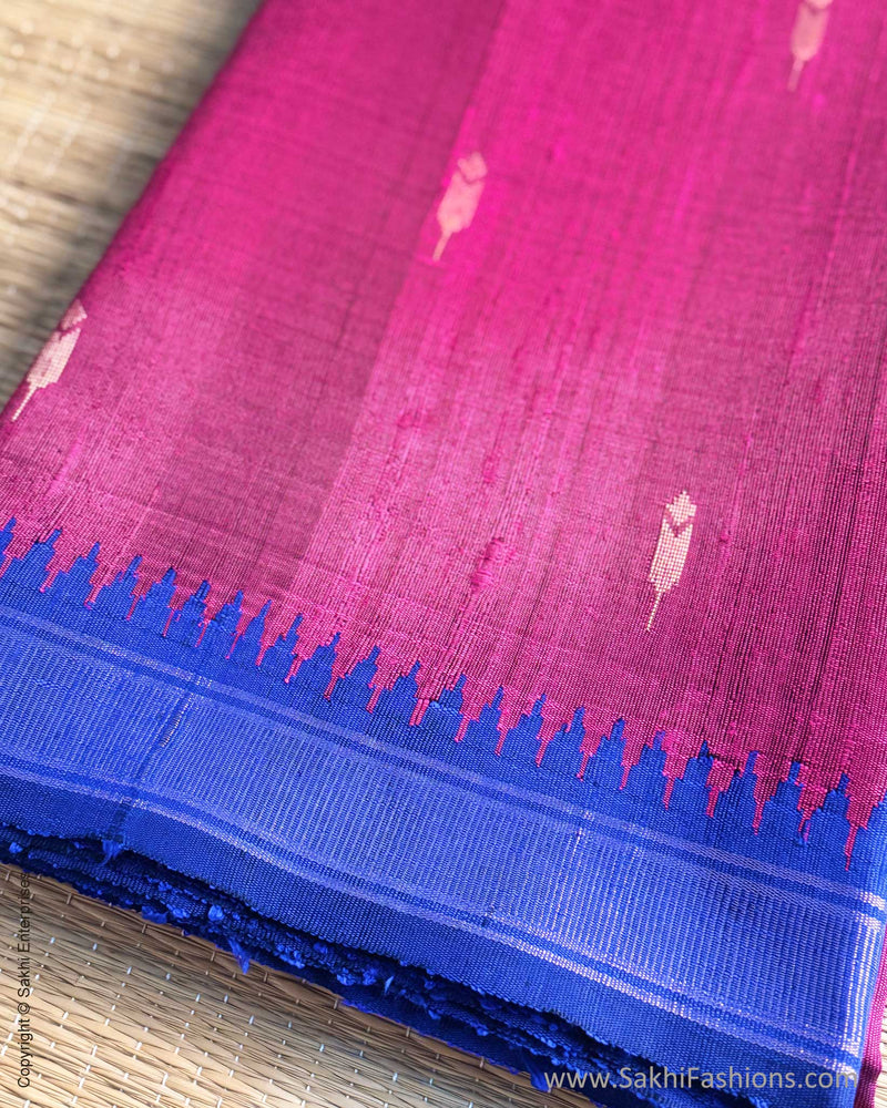 DP-X14877 Purple Rawsilk Saree