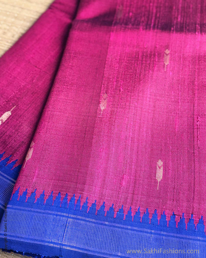 DP-X14877 Purple Rawsilk Saree
