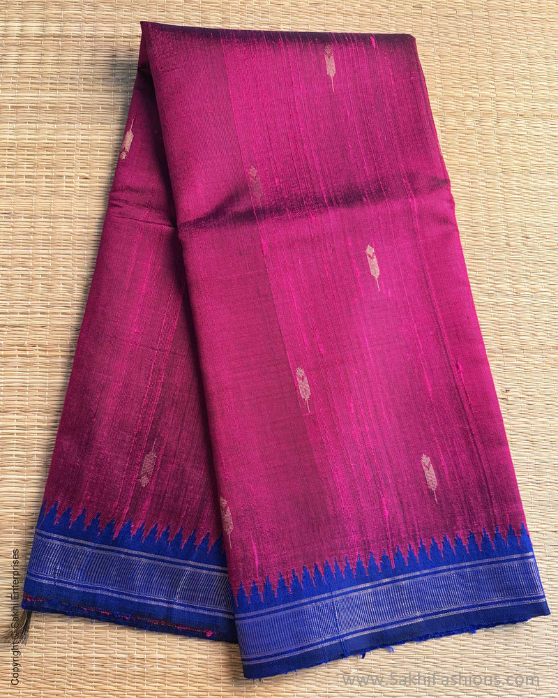 DP-X14877 Purple Rawsilk Saree