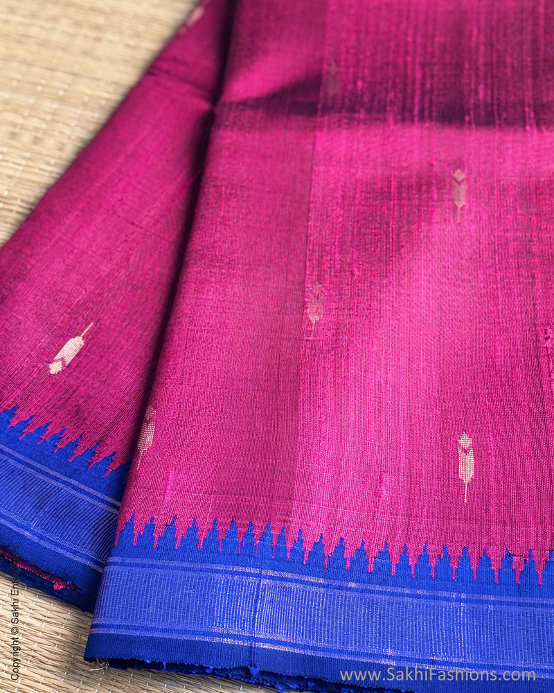 DP-X14877 Purple Rawsilk Saree