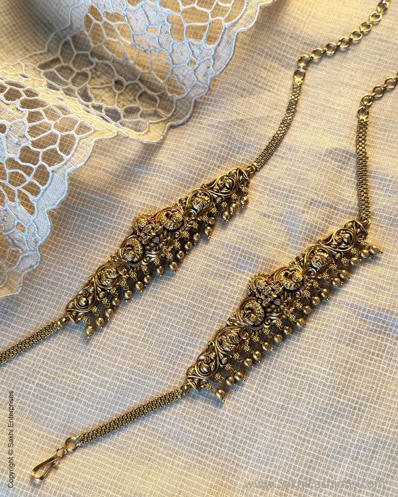 AJ-X17715 Gold Bahu Band set