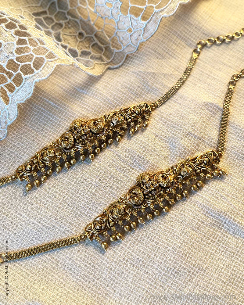 AJ-X17715 Gold Bahu Band set