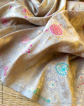 BL-Z00068 Beige Banarsi Blouse