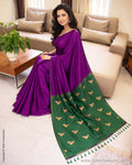DP-Y11427 Parrot Green Purple Kanchi