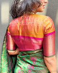 BL-W08217 Kanchi Brocade Blouse