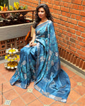 EE-Y11064 Tussar printed Saree