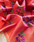 BL-OZ00882 Orange Kanchi Blouse