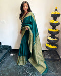 DP-Z03371 Green Kanchi Saree
