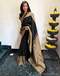 DP-Z02765 Black Kanchi Saree