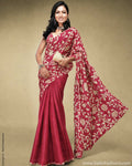 DP-W17732 Kalamkari Tussar Saree