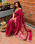 DP-Z00046 Red Sungudi sari