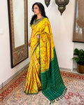 EE-Y07871 Yellow TieDye Kanchi