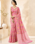 DP-X14065 Pink Batik Saree