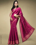 DP-Y14665 Red Rawsilk Saree